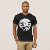 GAMY® White Logo Herren T-Shirt Tシャツ (正面フル)