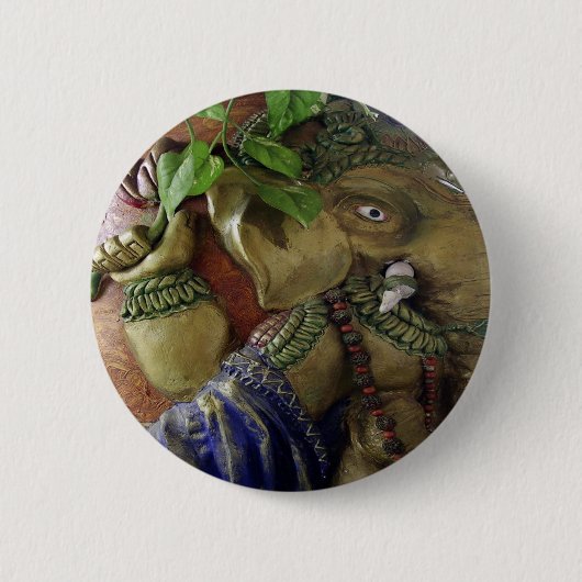 Ganapati Ganesh 缶バッジ (正面)