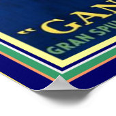 Gancia Ad Poster by Cappiello 12 x 16 ポスター (角)