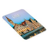 Gand Belgiqueフォトヴィンテージ マグネット (右側)
