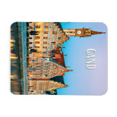 Gand Belgiqueフォトヴィンテージ マグネット (横)
