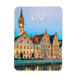 Gand Belgiqueフォトヴィンテージ マグネット
