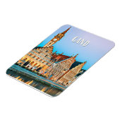 Gand Belgiqueフォトヴィンテージ マグネット (左側)