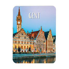 Gand Belgiqueフォトヴィンテージ マグネット