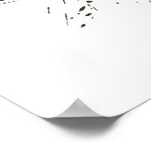 GANDALF™と剣ベクトルコラージュ ポスター (角)