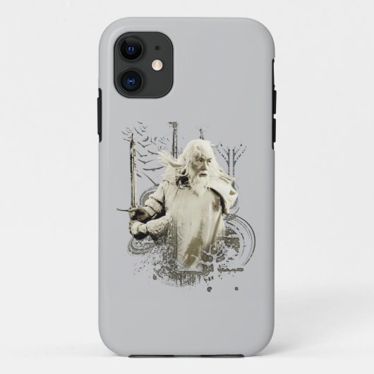 GANDALF™と剣ベクトルコラージュ Case-Mate iPhoneケース (裏面)