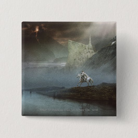 GANDALF™ホビットを保護都市へ 缶バッジ (正面)