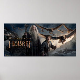 Gandalf、BILBO BAGINS™、およびThe 素晴らし Eagles ポスター