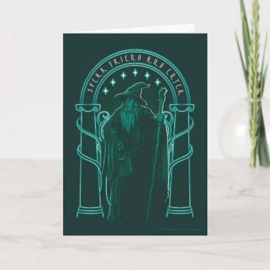 GANDALF™ "Speak Friend And Enter" Doors of Durin カード (正面)