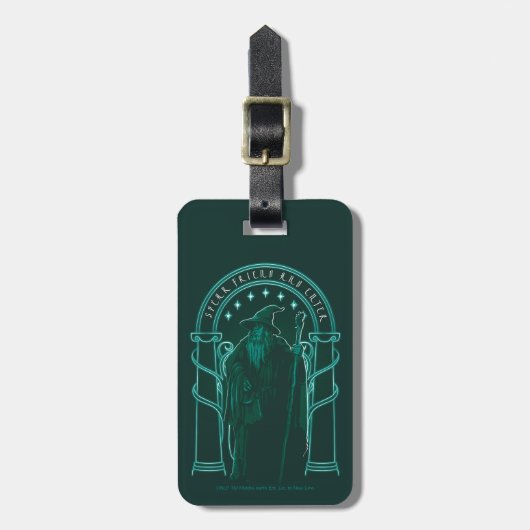 GANDALF™ "Speak Friend And Enter" Doors of Durin ラゲッジタグ (正面縦)