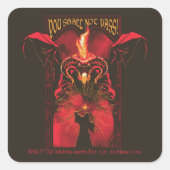 GANDALF™ Vs Balrog "You Shall Not Pass" Graphic スクエアシール (正面)