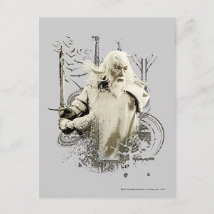 GANDALF™ with Sword Vector Collage ポストカード