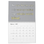 Gandhiのカレンダー2014年 カレンダー (2月 2027)