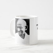 Gandhiの不寛容は1のwantofの信頼を…裏切ります コーヒーマグカップ (正面左)