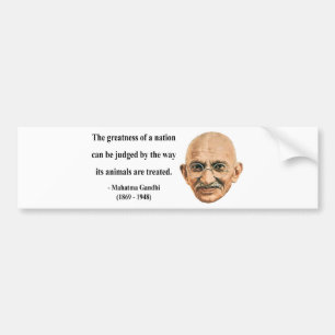 Gandhiの引用文2b バンパーステッカー