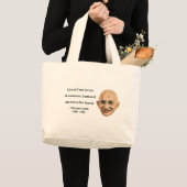Gandhiの引用文4b ラージトートバッグ (正面(商品))