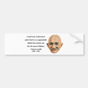 Gandhiの引用文6b バンパーステッカー