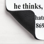 Gandhiの引用文8a マウスパッド (コーナー)