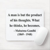 Gandhiの引用文8a マウスパッド (マウス)