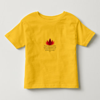 Gandhiの引用文 トドラーTシャツ