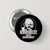 Gandhiは私の同郷人です 缶バッジ (正面&裏面)