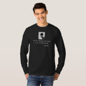 Gandhi -あなたがworlで見たいと思う変更があって下さい tシャツ (正面フル)