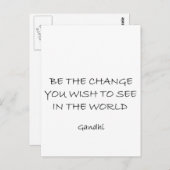 gandhi ポストカード (正面/裏面)