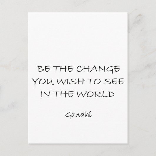 gandhi ポストカード (正面)