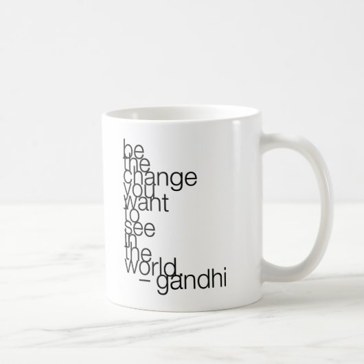 gandhi-quote-stiles* コーヒーマグカップ (右)