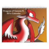 Ganene K. Calendar 1のドラゴン カレンダー (カバー)