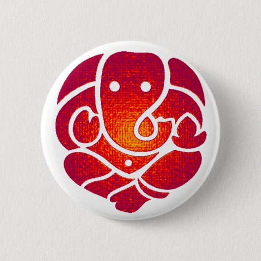 GANESHが示すように 缶バッジ (正面)