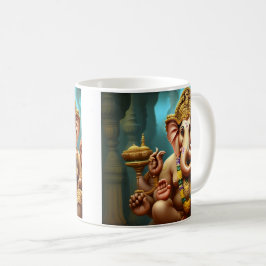 Ganeshが自撮り コーヒーマグカップ