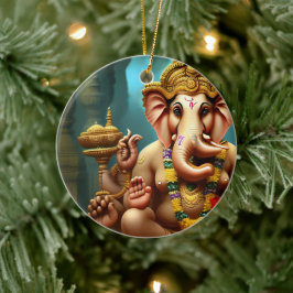 Ganeshが自撮り セラミックオーナメント