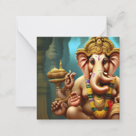 Ganeshが自撮り ノートカード