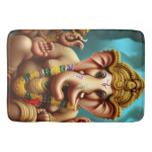 Ganeshが自撮り バスマット (正面)