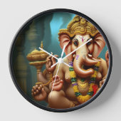 Ganeshが自撮り 壁時計 (正面)
