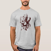 ganeshのあずき色 tシャツ (正面)