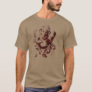 ganeshのあずき色 tシャツ