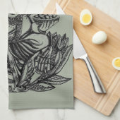 Ganeshのイラストレーション キッチンタオル (四つ折り)