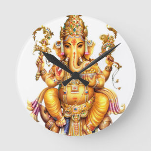GANESHのオーラ ラウンド壁時計