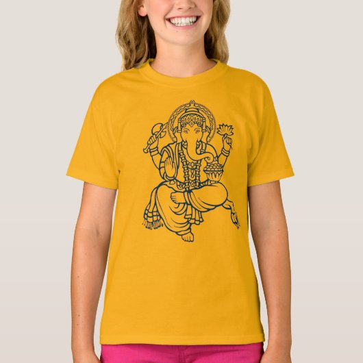 Ganeshのティー Tシャツ (正面)