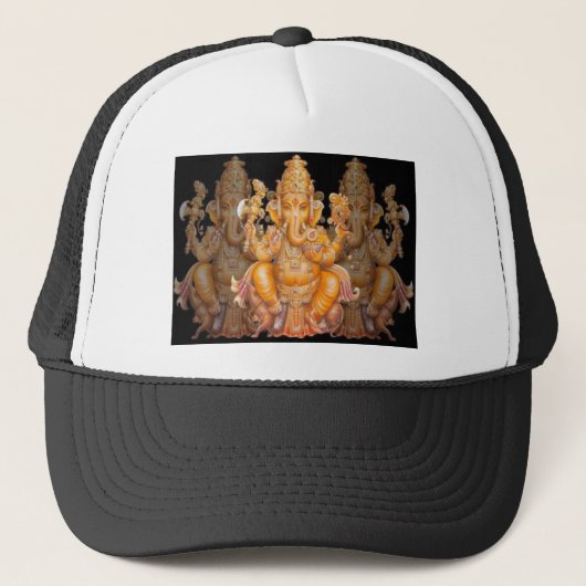 GANESHのヒンズー教の神 キャップ (正面)