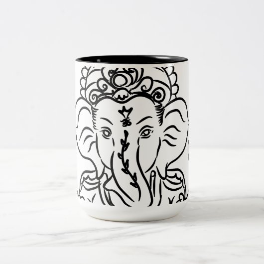 Ganeshのマグ ツートーンマグカップ (中央)