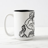 Ganeshのマグ ツートーンマグカップ (左)
