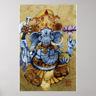 Ganeshの大活字 ポスター