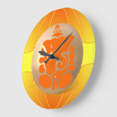 Ganeshの時計 ラージ壁時計 (傾斜)