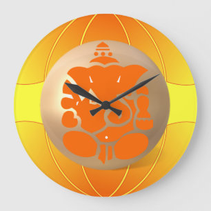 Ganeshの時計 ラージ壁時計