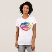 Ganeshの水彩画のTシャツ Tシャツ (正面フル)