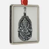 GANESHの銀製のペンダント メタルオーナメント (右)