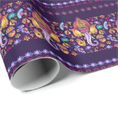 Ganeshヒンズー教の神:シームレスなフェスティバル ラッピングペーパー (ロールコーナー)